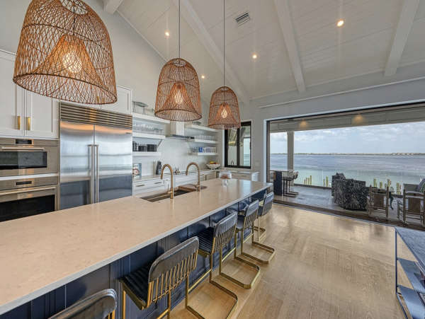 Bayfront Luxury Vacation Rental in Holmes Beach with Private Dock, Pool & Spa